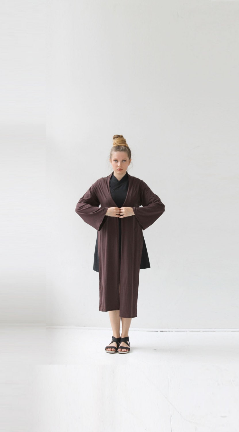 Offene Fronte Wickeln Strickjacke/Braun Strickjacke Achselzucken/Langarm Frauen Bolero/Schichtung/Kimono Ärmel/Braun Achselzucken/Plus Größe/Wrap Offene Fronte Wickeln Strickjacke/Braun Strickjacke Achselzucken/Langarm Frauen Bolero/Schichtung/Kimono Ärmel/Braun Achselzucken/Plus Größe/Wrap von Jqlovesu