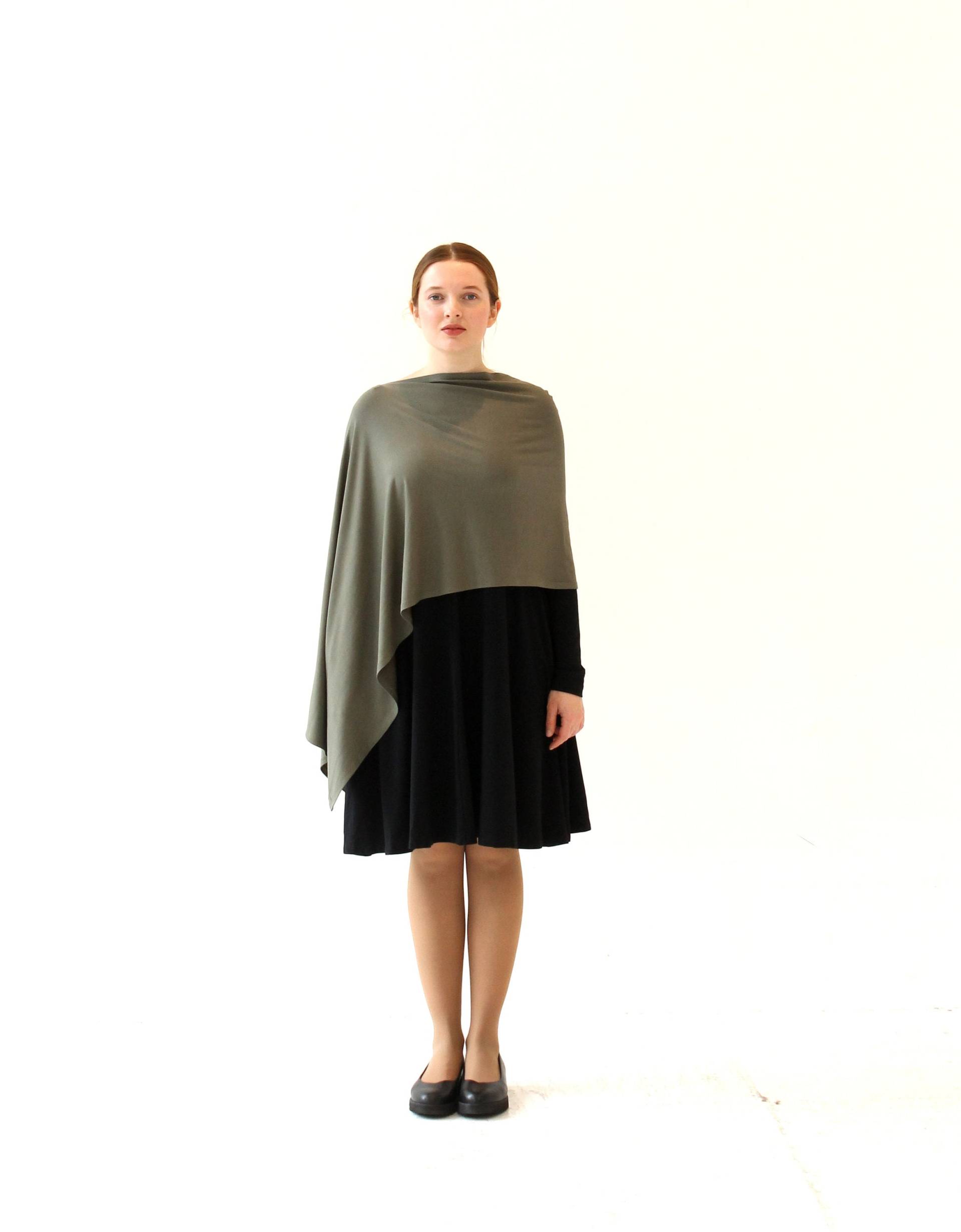 Poncho Schal Aus Moos Umweltfreundlichem Bambusstoff, Vielseitiger Schal Poncho Schal Aus Moos Umweltfreundlichem Bambusstoff, Vielseitiger Schal von Jqlovesu
