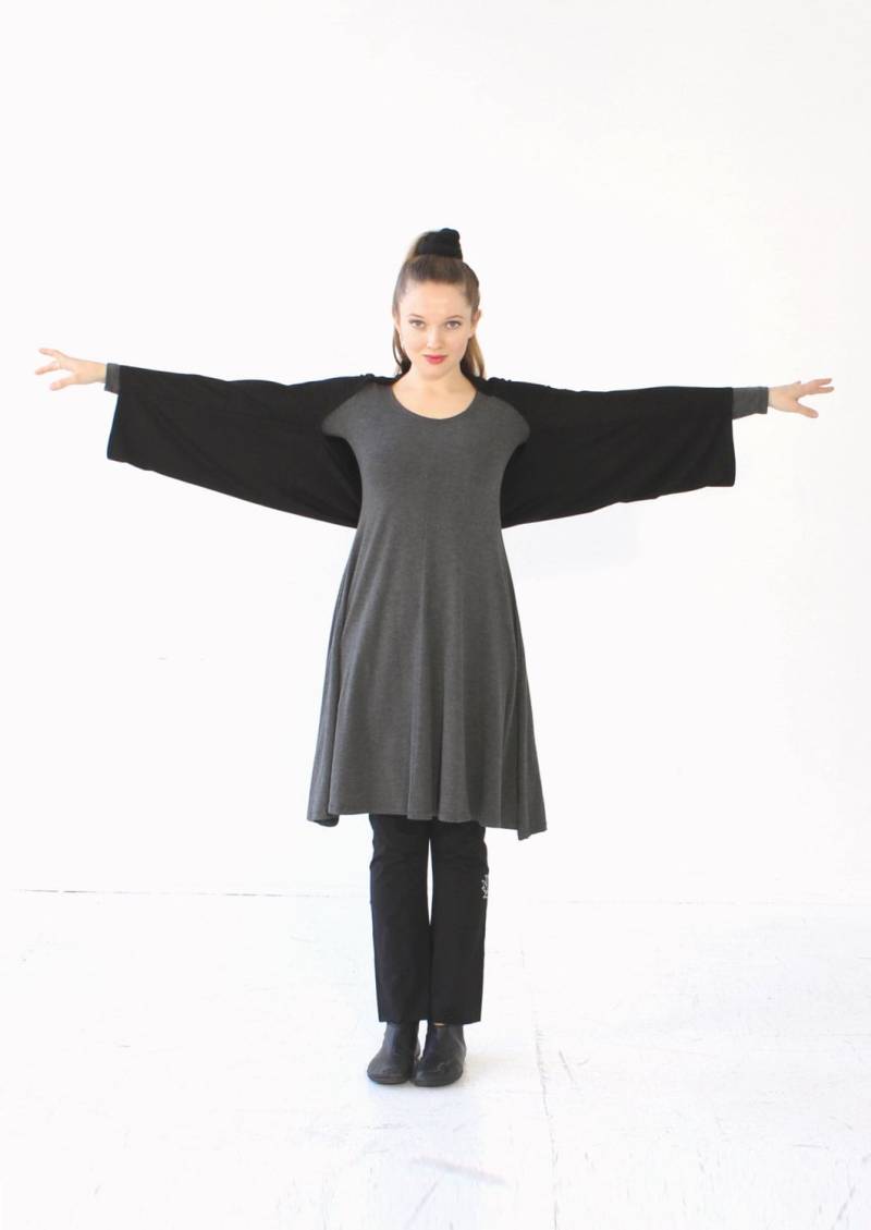 Schwarzer Kimono Shrug, Boho Cardigan Schwarzer Kimono Shrug, Boho Cardigan von Jqlovesu
