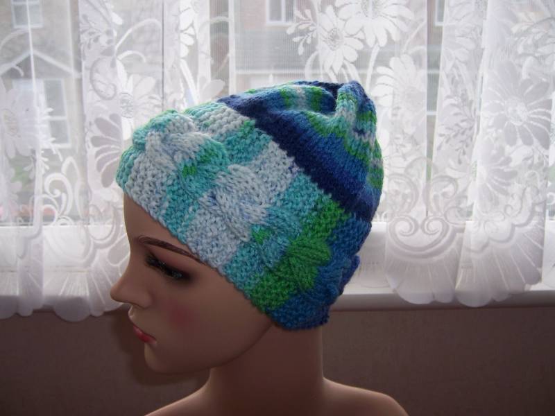 Gestrickte Hut, Damen Hand Gestrickte Kabel Slouch Mütze, Wintermütze, Secret Santa Gestrickte Hut, Damen Hand Gestrickte Kabel Slouch Mütze, Wintermütze, Secret Santa von Jstitchuk