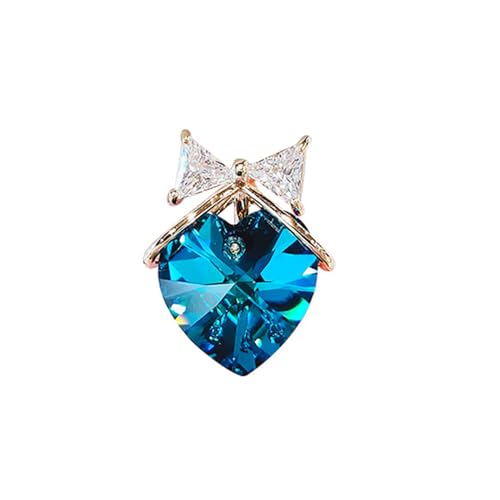 Blaue Kristall-Brosche mit Strasssteinen, Herz-Broschen, Schmuck, Geschenk für Damen Blaue Kristall-Brosche mit Strasssteinen, Herz-Broschen, Schmuck, Geschenk für Damen von Jstud
