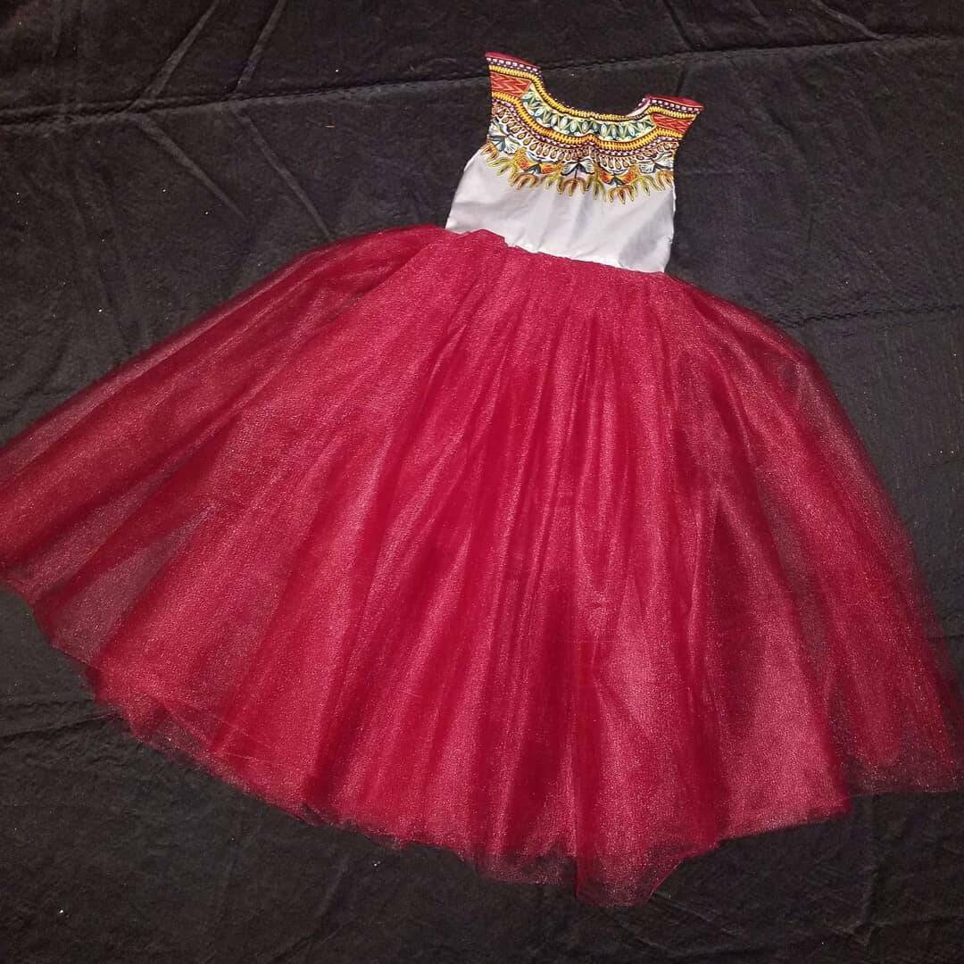 Graues Kleid Mit Demhiki-Print Graues Kleid Mit Demhiki-Print von JsuisDesigns