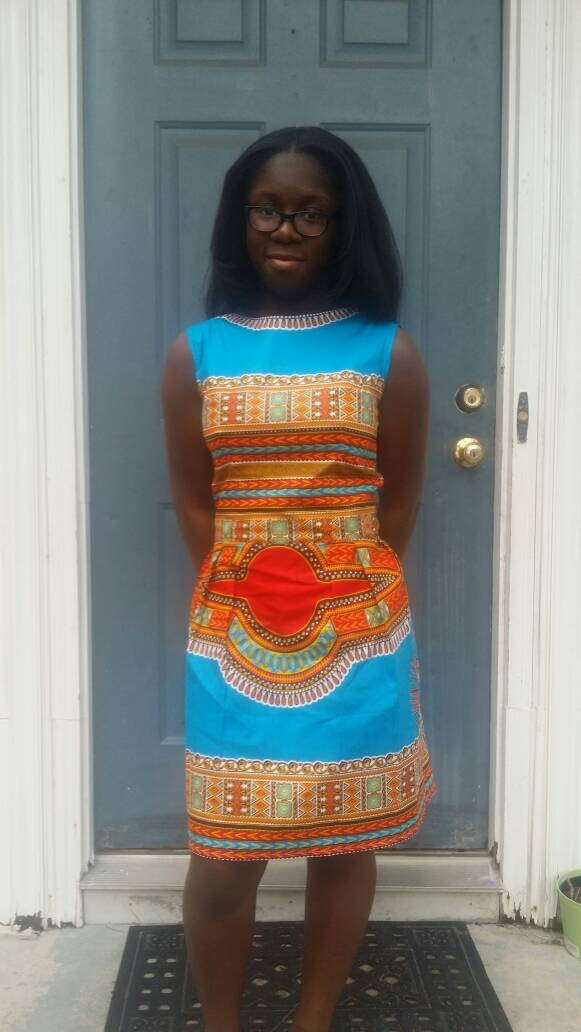 Wunderschöne Türkis African Dashiki Kleid Wunderschöne Türkis African Dashiki Kleid von JsuisDesigns