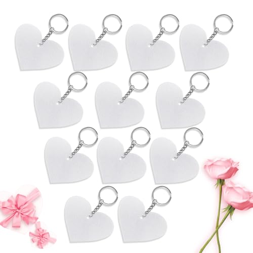 Jtnohx Herz Schlüsselanhänger, Liebe Herzen Geschenk, 12 Stück Filz Schlüsselanhänger, kleine Promotion Geschenke für hängende Dekorationen Freunde Hochzeit Valentinstag Party Geburtstag (Weiß) Jtnohx Herz Schlüsselanhänger, Liebe Herzen Geschenk, 12 Stück Filz Schlüsselanhänger, kleine Promotion Geschenke für hängende Dekorationen Freunde Hochzeit Valentinstag Party Geburtstag (Weiß) von Jtnohx