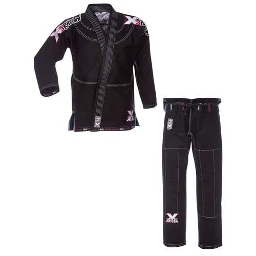 Ju-Sports Amazona BJJ-Gi EXTREME 2.0 Black/pink F3 I Erstklassiger Brazilian Jujutsu Anzug speziell für Frauen nach Vorgaben der JJIF I 100% Baumwolle von Ju-Sports