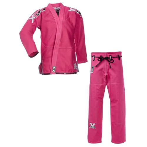 Ju-Sports Amazona BJJ-Gi EXTREME 2.0 Pink F3 I Erstklassiger Brazilian Jujutsu Anzug speziell für Frauen nach Vorgaben der JJIF I Mehrfach vernäht I 100% Baumwolle von Ju-Sports