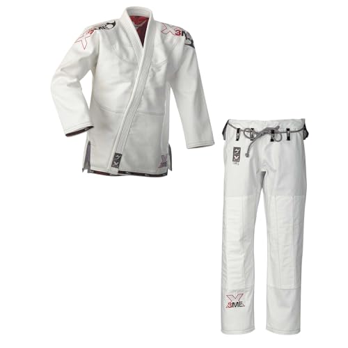 Ju-Sports BJJ Anzug EXTREME White 2.0 I Solider Brazilian Jujutsu Anzug aus hochreißfestem Stoff I BJJ Gi Herren I Mehrfach vernäht I 100% Baumwolle I A4 von Ju-Sports