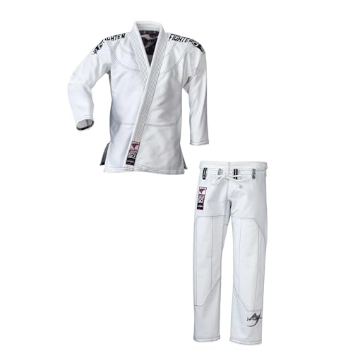 Ju-Sports Ju-Jutsu Anzug Pearl Fighter 2.0 "JJIF approved A2 I Extra leichter Jujutsu Anzug fürs Fighting I BJJ Gi Herren mit tollem Finish I 100% Baumwolle von Ju-Sports