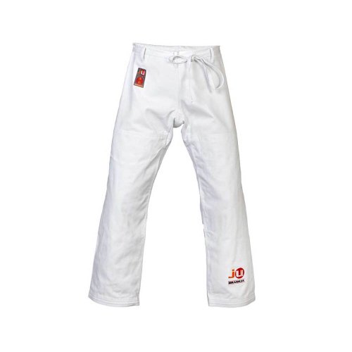 Ju-Sports Judohose 170 "Brasilia Weiß I Massive Judohose mit klassischem Schnürbund mit spezieller Kordel I 100% Baumwolle I Auch für Sportarten wie Karate UVM. von Ju-Sports