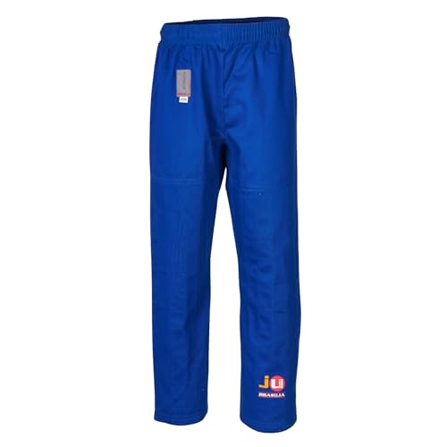 Ju-Sports Judohose 180 "Brasilia Blau I Massive Judohose mit Gummubund & zusätzlicher Schnürung I 100% Baumwolle I Auch für Sportarten wie Karate & MMA UVM. von Ju-Sports