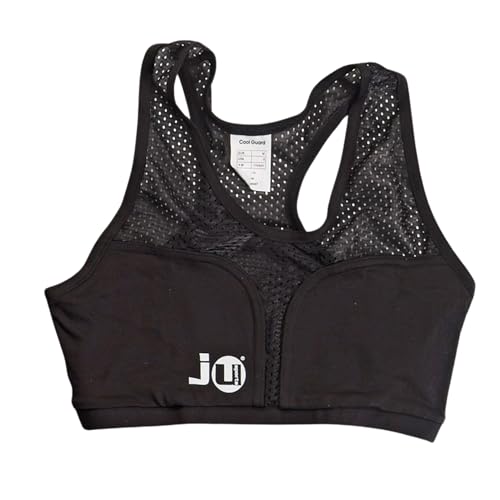 Ju-Sports Lycra-Top für Damen - schwarz I Atmungsaktiver Brustschutz-Bestandteil Cool Guard I Bequemer Sport-BH aus Lycra I Verwendbar mit Hartschalen I Größe M von Ju-Sports