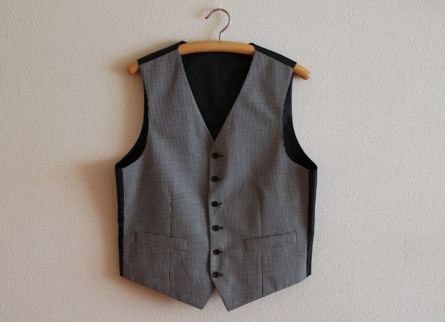 Herren Weste Schwarz Weiße Formelle Taillierte Edwardian Victorian Renaissance Steampunk von JuJuVintageFinds