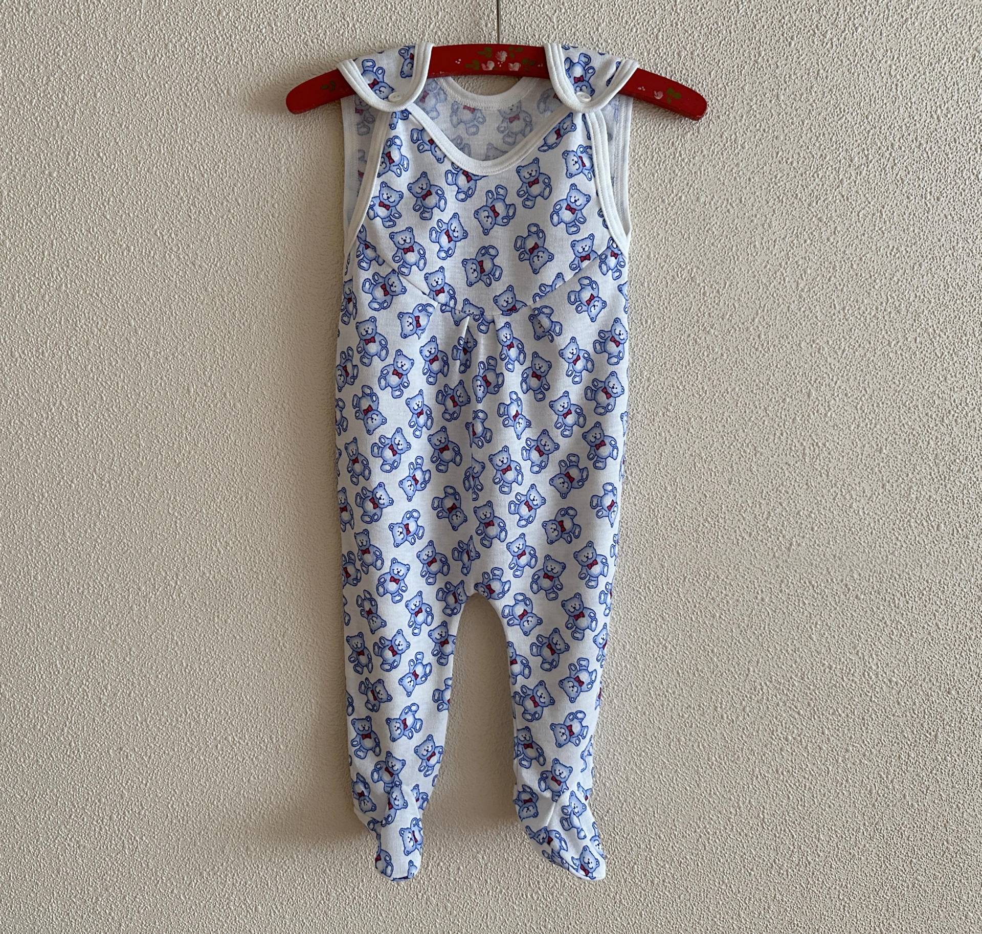 Vintage Säuglings Kleidung Neugeborene Latzhose Baby Strampler Pyjamas Einteiler Overalls Kinder Baumwollmischung von JuJuVintageFinds