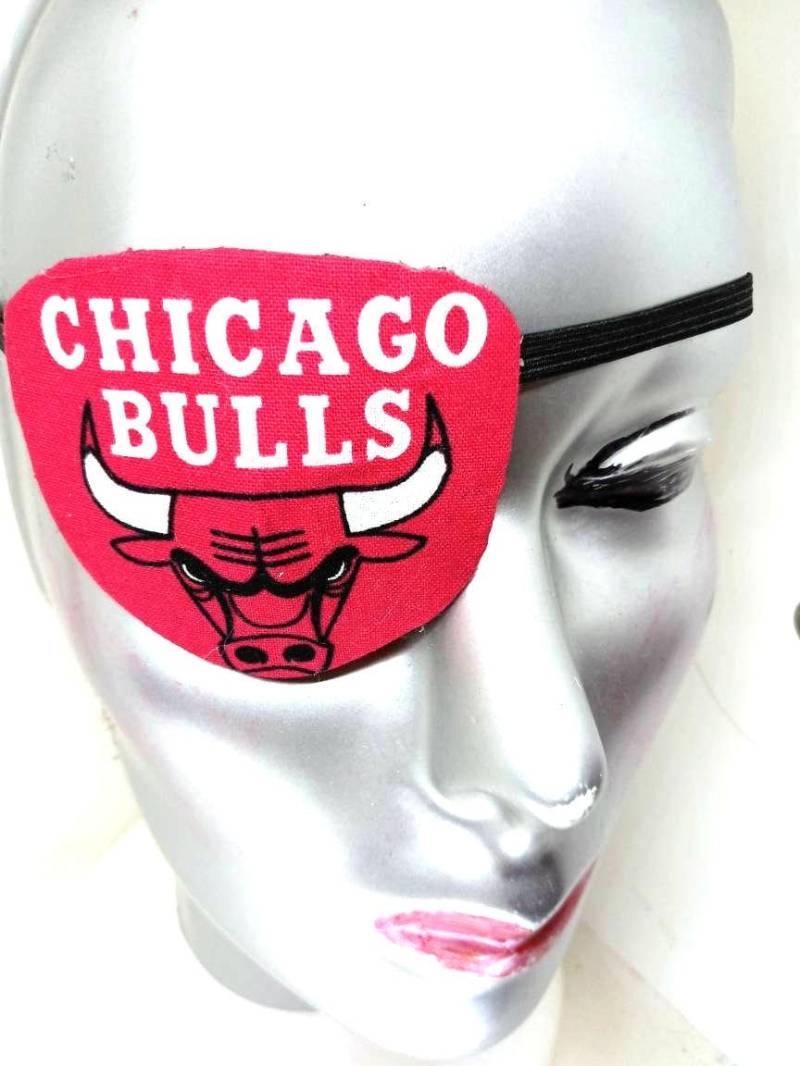 Augenklappe Für Erwachsene Chicago Bulls Handgefertigte - Stilvolle Piraten Designer von JuLLuJ