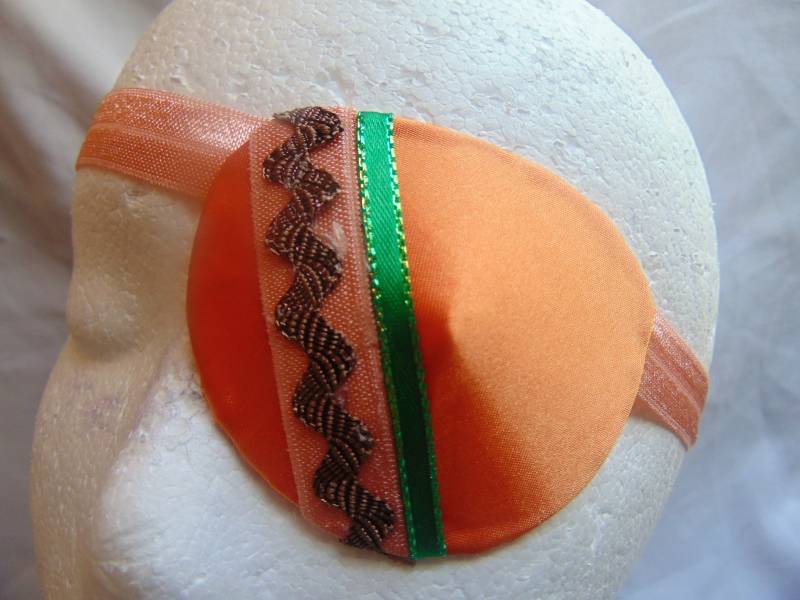 Handgemachte Augenklappe "Carnival Of Colors Fashion Ausgefallenes Unikat Unisex von JuLLuJ