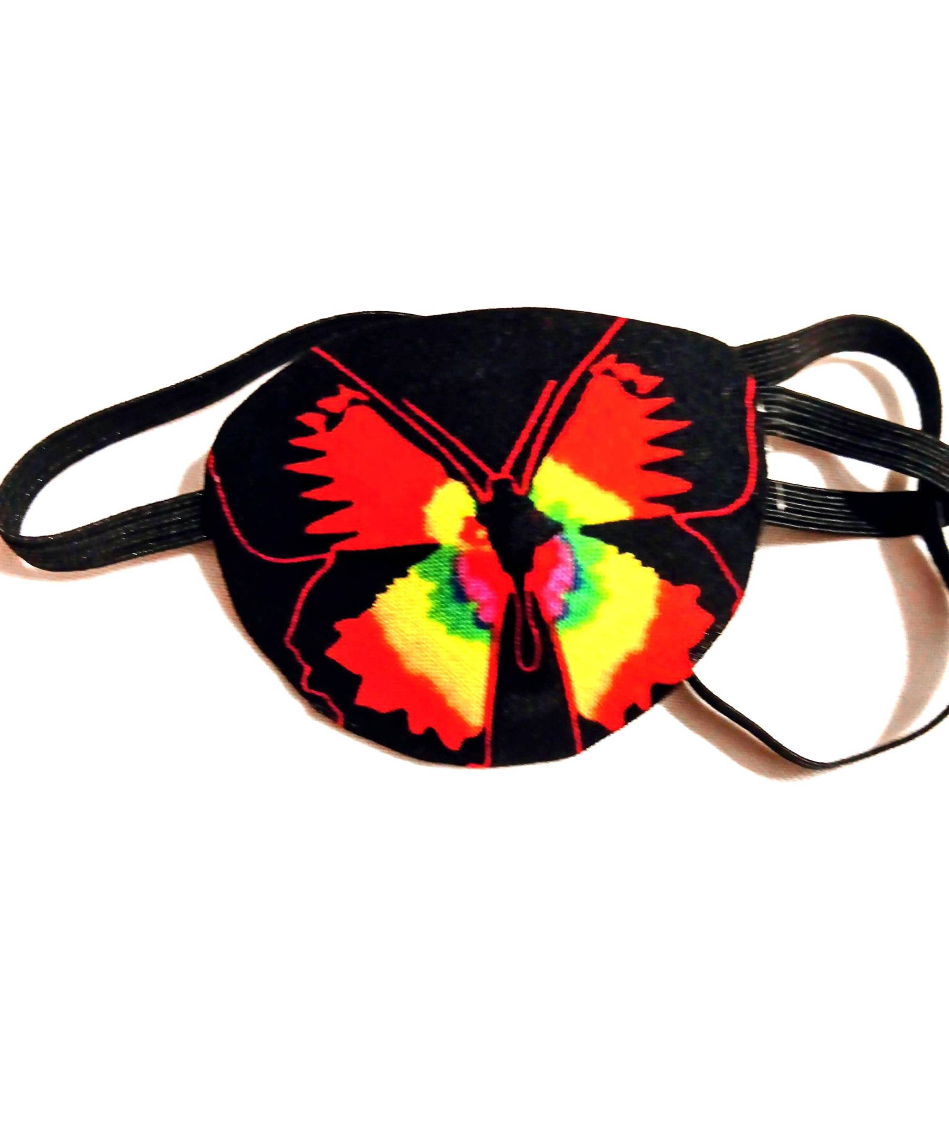 Handgemachte Bunte Butterfly Augenklappe Fashion Vision Aid/ Komfort & Styling/ 5 Star Seller von JuLLuJ