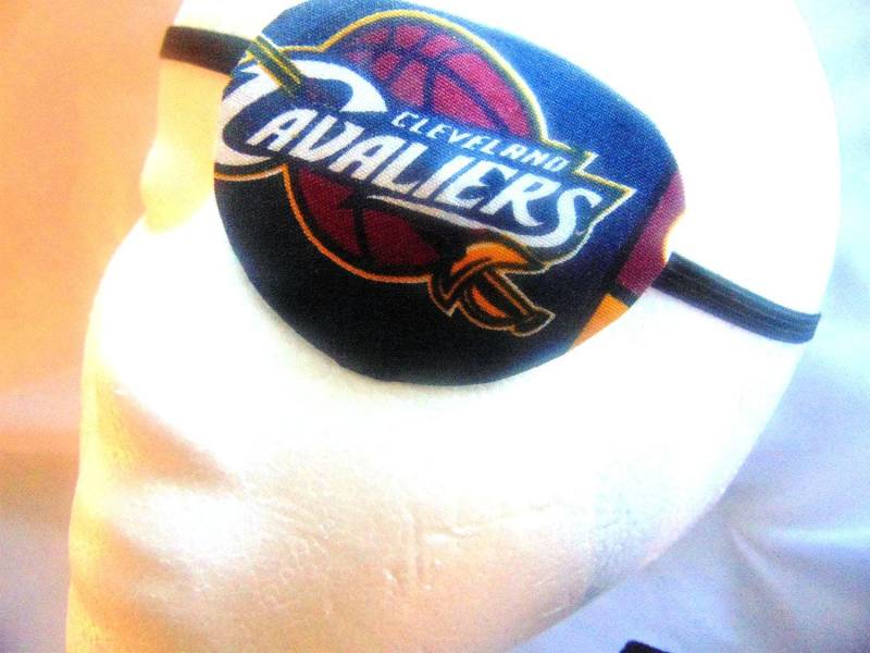 Handgemachte Cleveland Cavaliers Augenklappe Erwachsene Unisex Baumwolle Augenpflege Mode von JuLLuJ