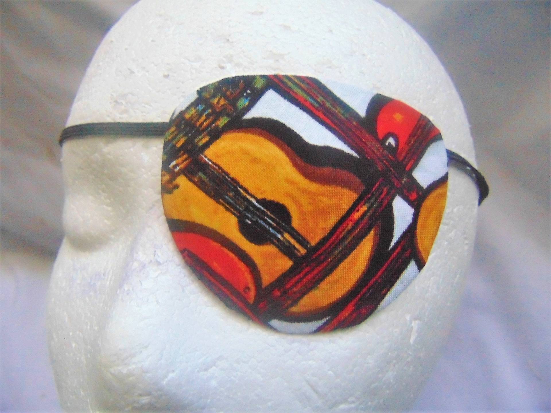 Handgemachte E-Gitarren Augenklappe Unisex Augenklappe Aus Baumwolle von JuLLuJ