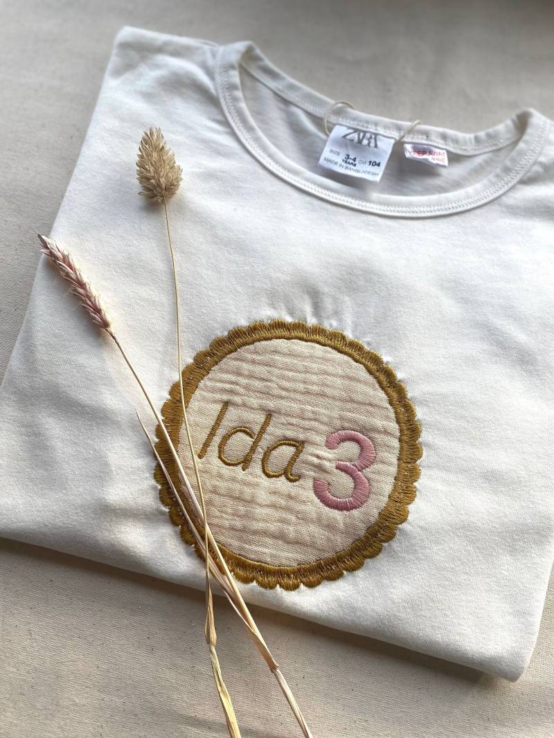 Geburtstagsshirt Personalisiert von JuNemadewithlove