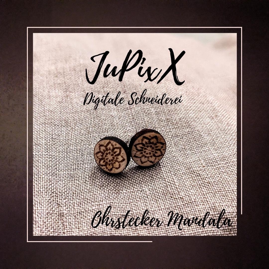 Ohrstecker Mandala von JuPixX