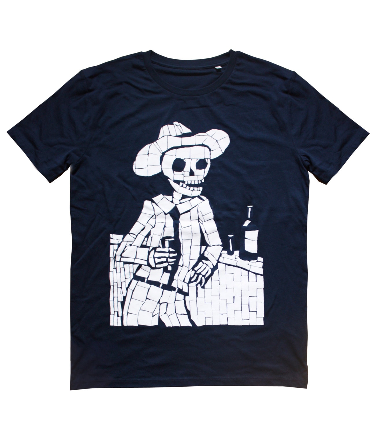 Bio T-Shirt Skelett An Der Bar Bio T-Shirt Skelett An Der Bar von JuanisDead