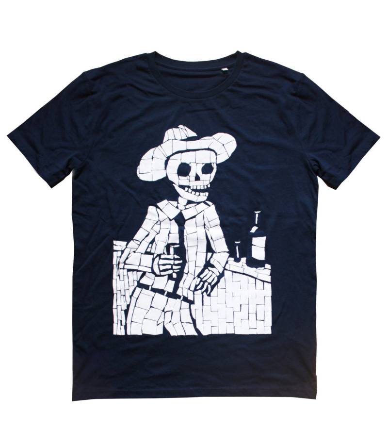 Bio T-Shirt Skelett An Der Bar Bio T-Shirt Skelett An Der Bar von JuanisDead