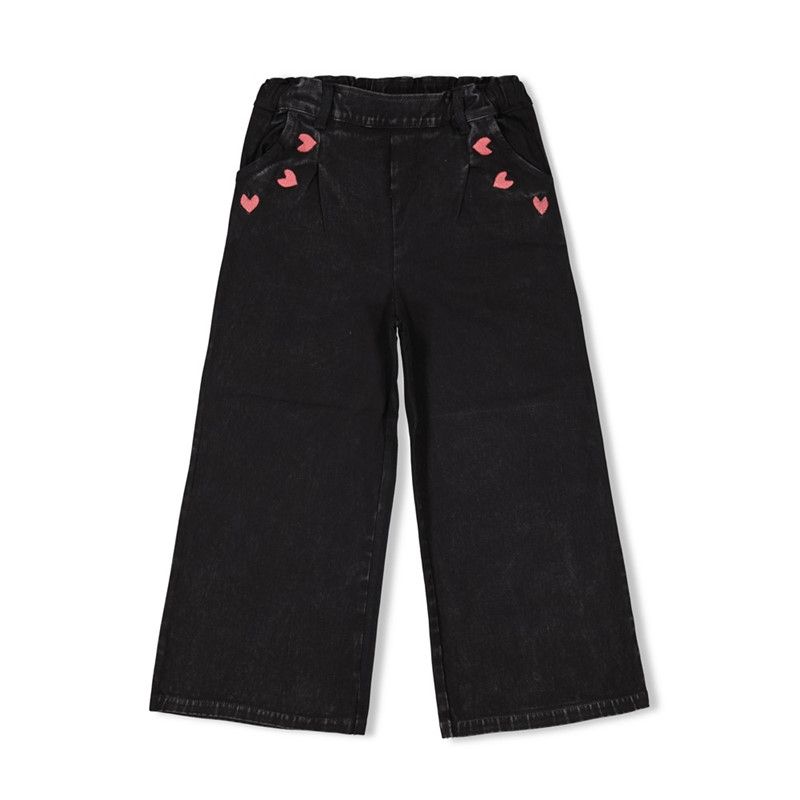 Culotte Denim Look Queen of hearts Mädchen Winter Jubel anthracite von Jubel