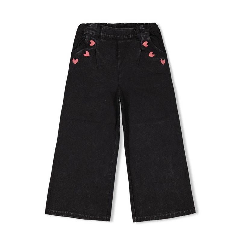 Culotte Denim Look Queen of hearts Mädchen Winter Jubel anthracite von Jubel