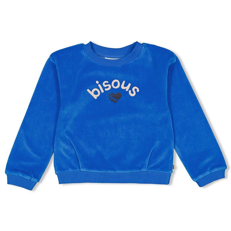 Jubel Amour Toujours Mädchen Sweater samt blue von Jubel