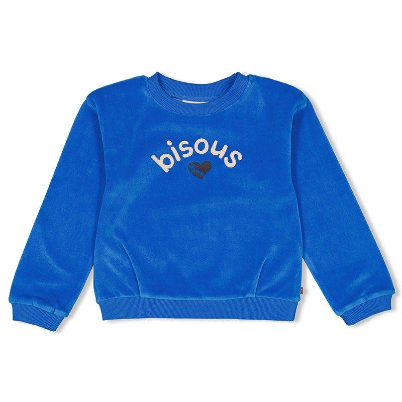 Jubel Amour Toujours Mädchen Sweater samt blue von Jubel