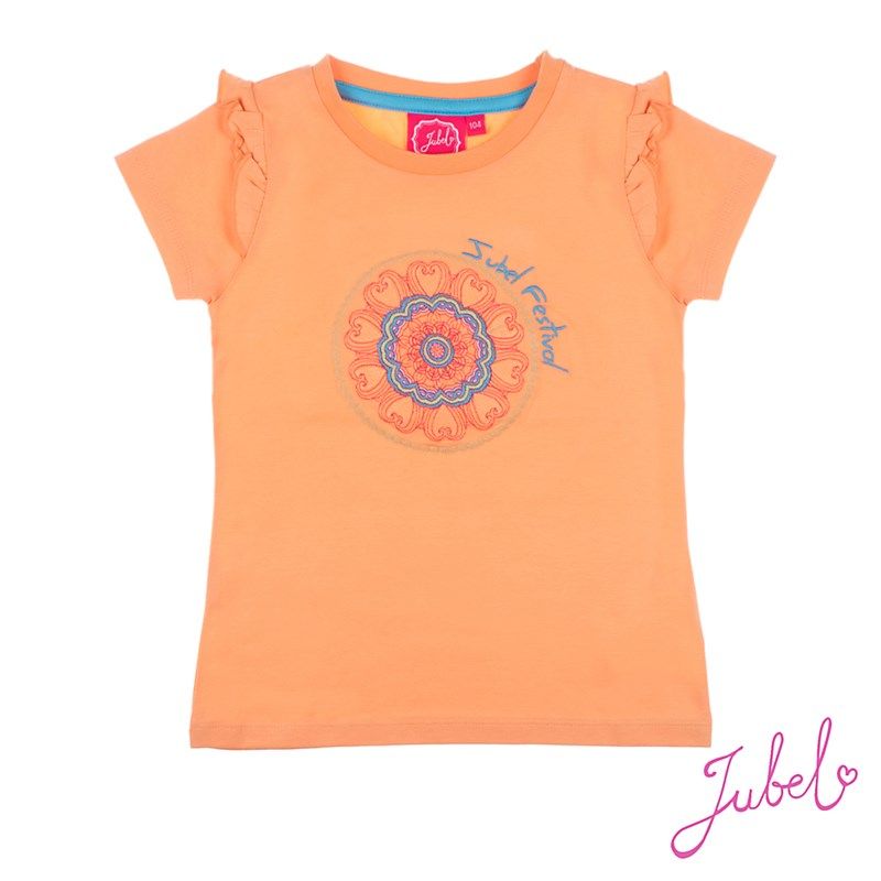 Jubel Bombay Festival T-Shirt orange salmon Mädchen von Jubel