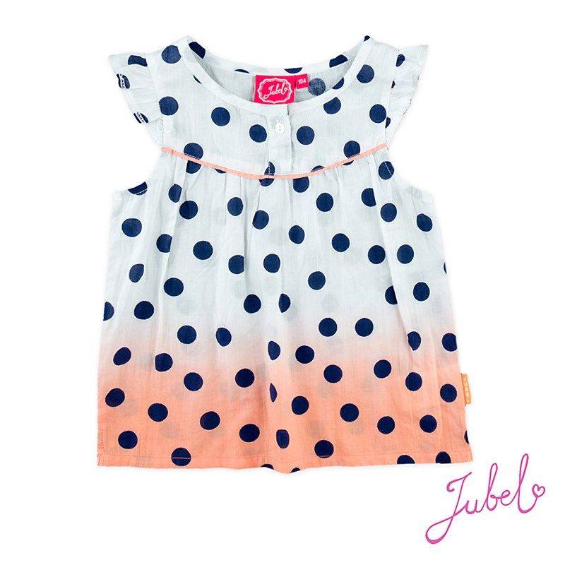 Jubel Ethnic Bluse weiß mit Punkten von Jubel