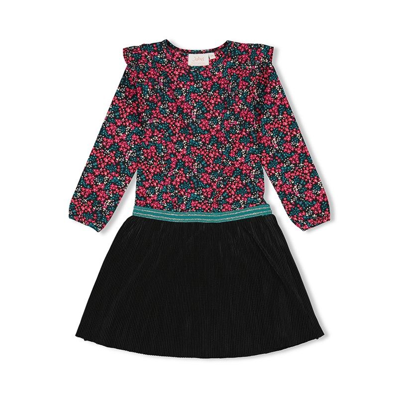 Jubel Girls Club Kleid Plissee anthracite Winter von Jubel