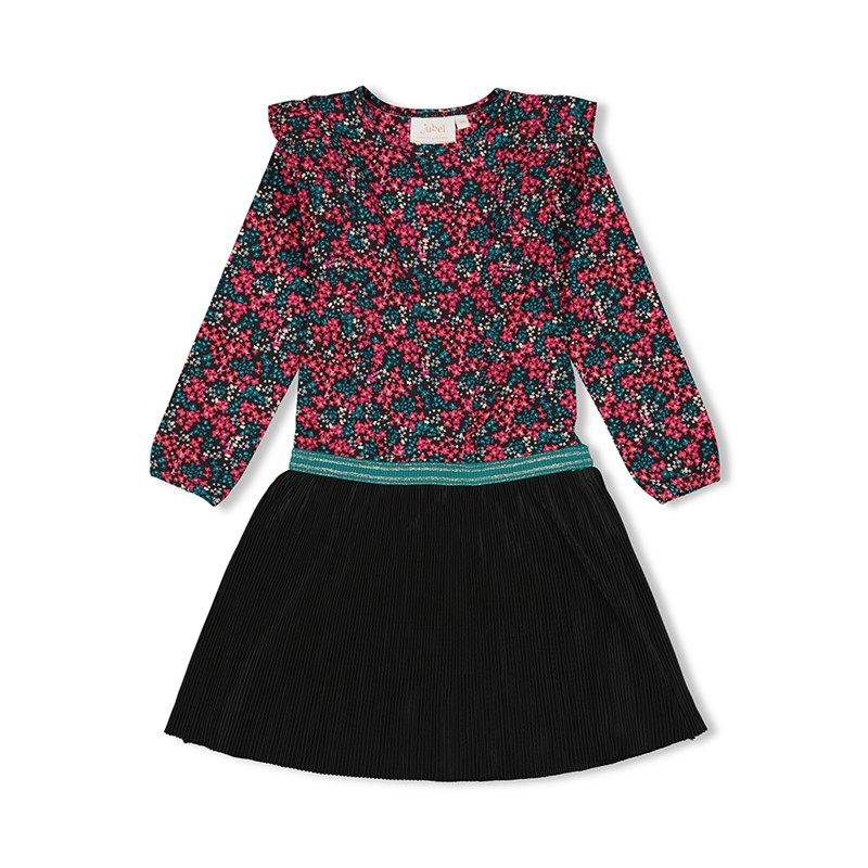 Jubel Girls Club Kleid Plissee anthracite Winter von Jubel