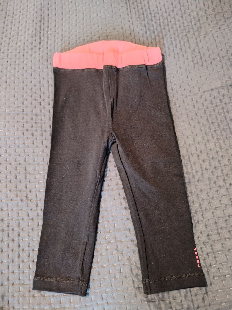 Jubel Leggings schwarz mit neon pink Mädchen von Jubel