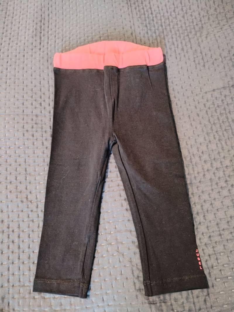 Jubel Leggings schwarz mit neon pink Mädchen von Jubel