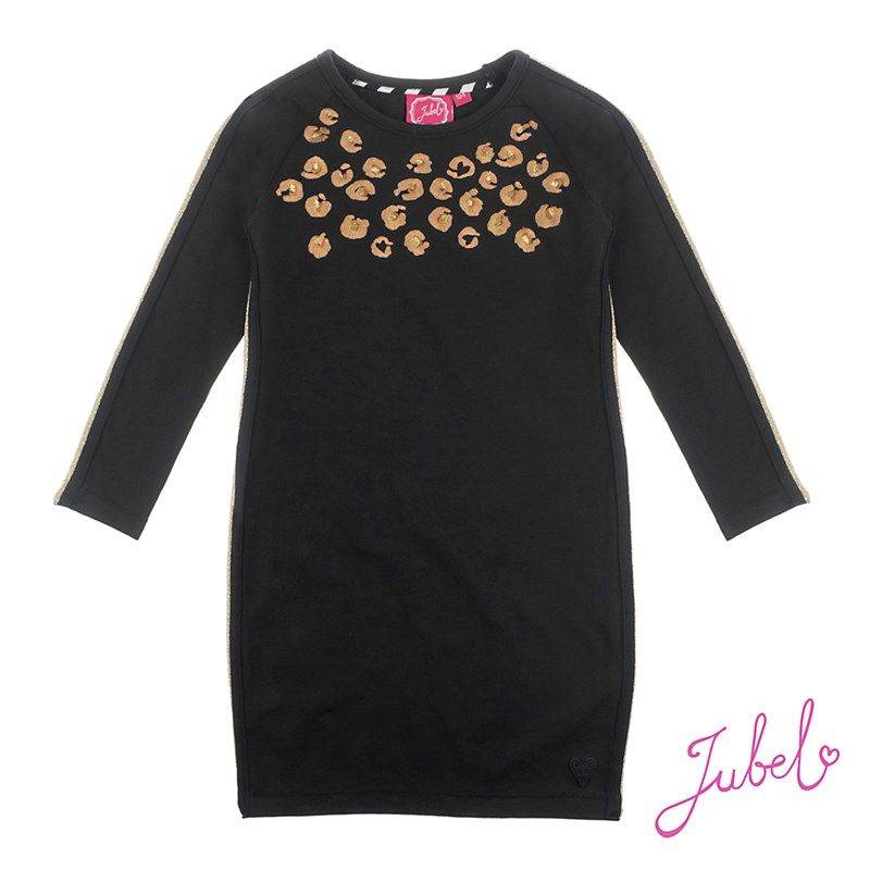 Jubel Leopard Lipstick Kleid schwarz von Jubel