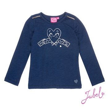 Jubel Sisterhood Longsleeve Shirt navy Mädchen von Jubel