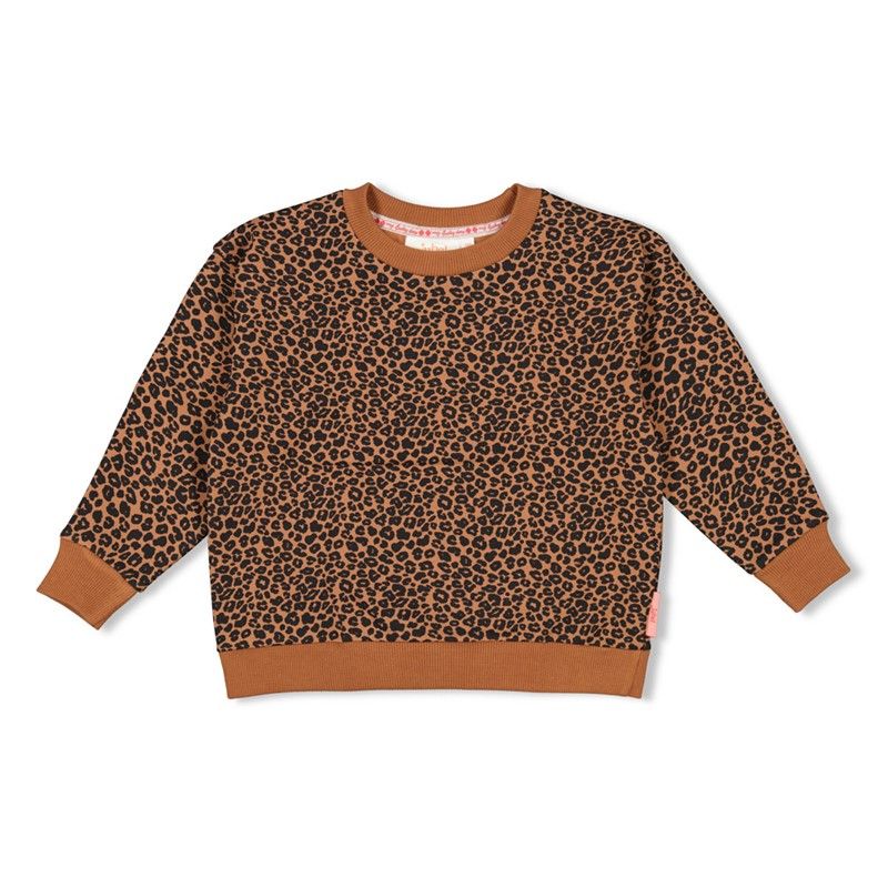 Sweater Mädchen innen angeraut Queen of hearts brown Winterkollektion Jubel von Jubel