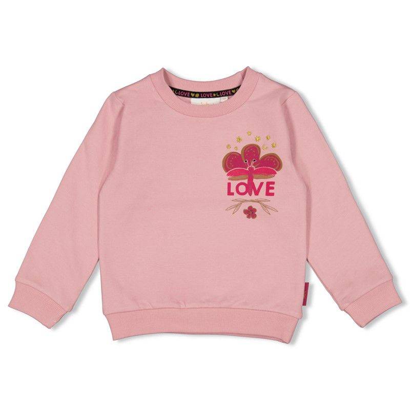 Sweater Mädchen innen angeraut Shine Bright light pink Winterkollektion Jubel von Jubel
