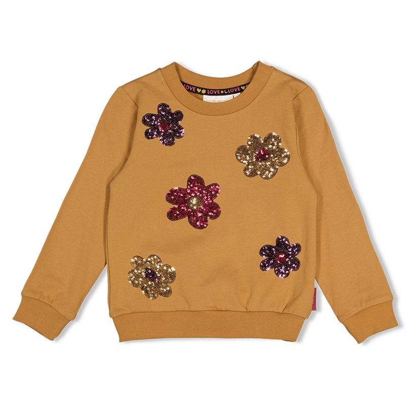 Sweater Mädchen innen angeraut Shine Bright yellow ochre Winterkollektion Jubel von Jubel