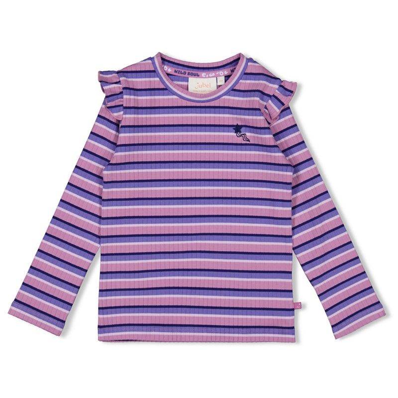 gerippte Longsleeve Ringel Mädchen wild Soul Winter Jubel von Jubel