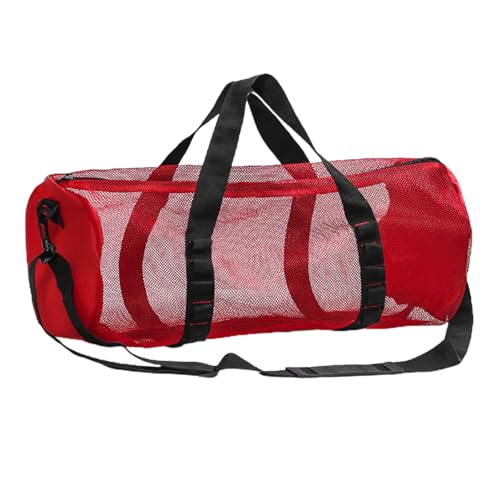 Netz-Turnbeutel | zylindrischer Scuba Bag | Netz-Design Turnbeutel | Verstellbarer Riemen Turnbeutel | Große Kapazität Turnbeutel | Multifunktionale Schnorchelausrüstungstasche | Turnbeutel mit von Jubepk