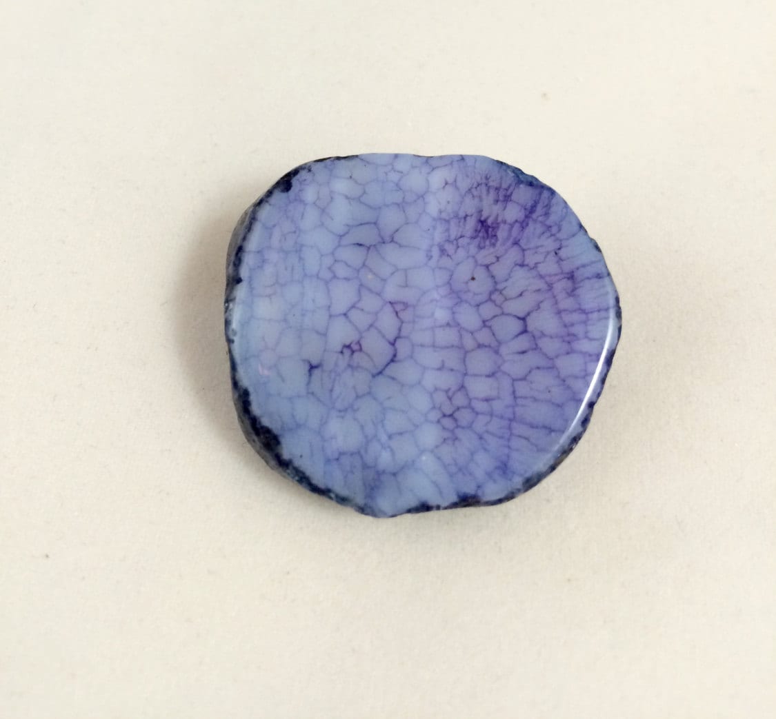 Lavendel-Achat-Brosche von JubilantGems