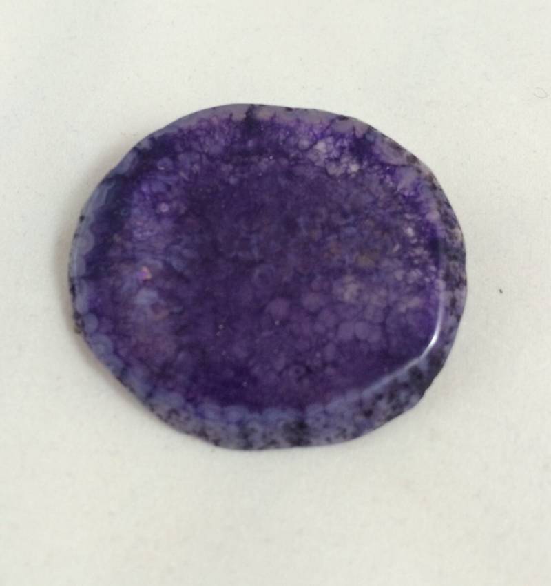 Lila Achat Brosche von JubilantGems