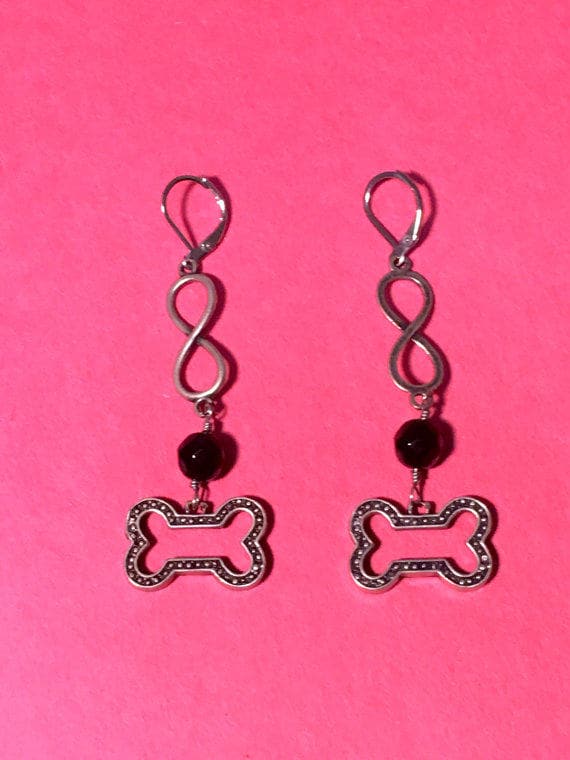Hund Knochen Ohrringe | Für Immer - "Gönnen Sie Sich" Hund Knochen Ohrringe | Für Immer - "Gönnen Sie Sich" von JubileeJewelsByJax