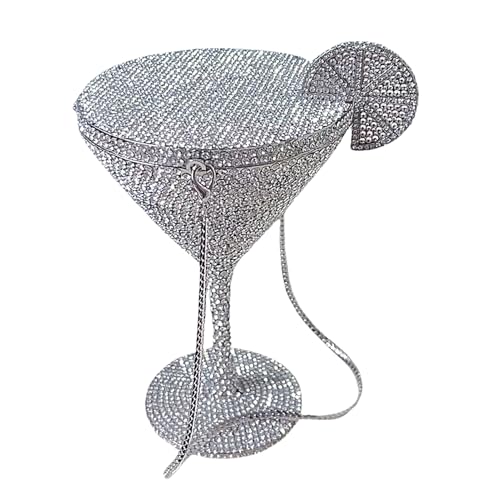 Jubilofex Clutch de Crystals – Abendtasche mit Kristallen im Kelchstil | Elegante Tasche für Abendveranstaltungen Frauen besondere Anlässe Hochzeiten Partys Abendessen Tanzfeier, Do, Consulte la von Jubilofex