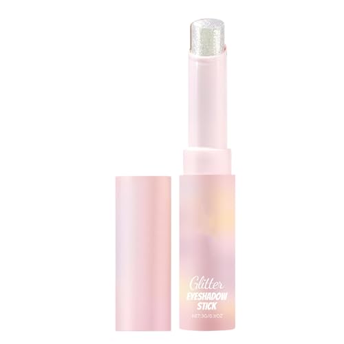 Jubilofex Glitzer Lidschatten Stift,Kristall Glanz Lidschatten Stift - Lang Anhaltende Schminke Gesichts-Highlighter Für Frauen von Jubilofex