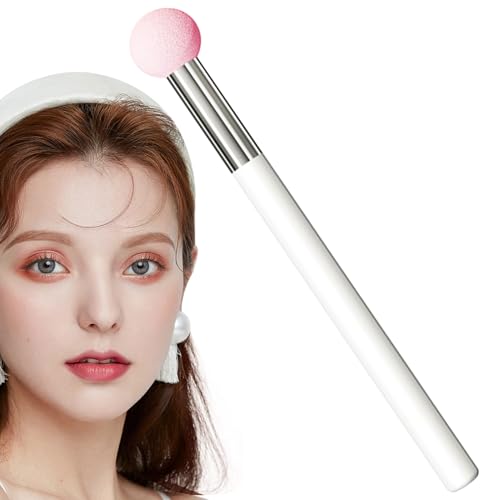 Pfirsich Make-up für Pilzkopf - Make-up-Pinsel, Schwammapplikator für Damen Mädchen, Make-up-Pinsel für Gesicht, Nase, Augenlider, Augen-Make-up-Applikator Pfirsich Make-up für Pilzkopf - Make-up-Pinsel, Schwammapplikator für Damen Mädchen, Make-up-Pinsel für Gesicht, Nase, Augenlider, Augen-Make-up-Applikator von Jubilofex