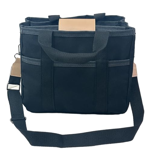 Reise-Windeltasche – Laptoptasche, Schultertasche, Babytrage | Mehrzweck-Windeltasche, lässiger -Organizer, umwandelbare Handtasche mit Taschen für Ach, Schwarz, Se référer au descriptif von Jubilofex